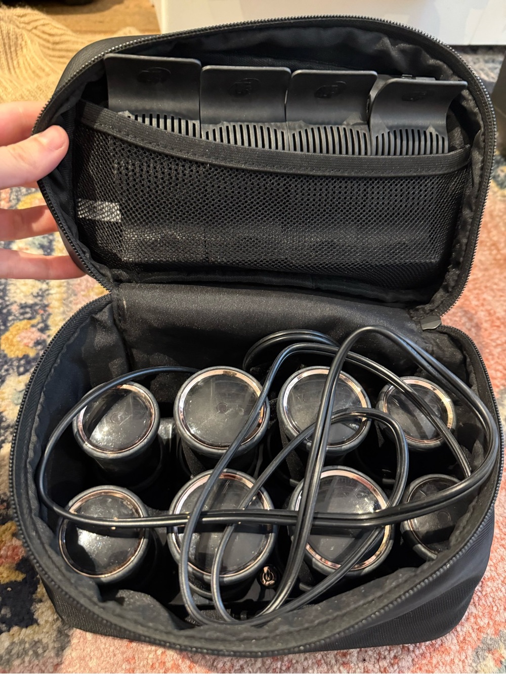 T3 VOLUMIZING HOT ROLLERS LUXE SET - used but works great
